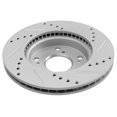 thumbnail image 2 of Geelife For 12-15 Civic LX 12 Civic EX Front Ceramic Brake Pad & Performance Rotor Kit, 2 of 9