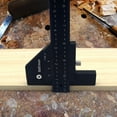 thumbnail image 3 of Awdenio Règle Multifonctionnelle pour Menuiserie en Alliage d'Aluminium en Forme de T, 3 of 8