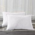 thumbnail image 2 of Unikome 2 Pack White Goose Down Feather Pillows in White Cotton Fabric, Standard, 2 of 4