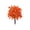 Orange, variant on Fall Themed Artificial Shrub in er, Faux Outdoor Decor for Porch Garden and Home, Seasonal Decoration（Multicolor）
