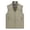 Khaki, variant on Puffer vest Spring New Casual Breathable Vest Outdoor Photography Fishing Sports Men's Cardigan Stand Collar