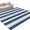 Blue Grey, variant on Large Area Rugs 6'x9', Navy Blue Grey Stripe Carpet Runner Indoor Outdoor Rugs Home Decor Aesthetic, Minimalist Farmhouse Striped Non Slip Mats Washable Accent Rug for Living Room Bedroom