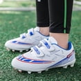 thumbnail image 2 of Zapatos de fútbol para niños, botines de fútbol para niños y niñas, calzado deportivo de entrenamiento de hierba, zapatillas de deporte Yj6210A-blanco-33 Sailing Electrónica, 2 of 3