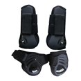 thumbnail image 2 of fastboy 4Pcs Horse Front Rear Leg Protect , Equine XL Black Fetlock Tendon Style A 1Set, 2 of 6