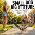 thumbnail image 5 of Giant Dog Chain Leash, 3.25Ft Funny Giant Dog Leash, Giant Plastic Chain Leash for Small Dogs, Cats, and Puppies, Paw Print Collar Included, 5 of 7