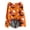 Z43 Orange, variant on JUjie Pumpkin Sweatshirt for Women Round Neck Novelty Halloween Pullover Casual Fall Daily Halloween Tops Z14 Orange L