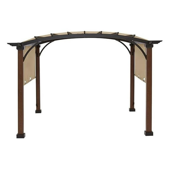Replacement Canopy Top Cover for The Garden Treasures L-PG152PST-B AR Freestanding Pergola - RipLock 350