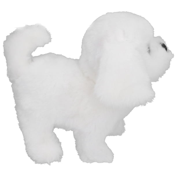 Perro de peluche eléctrico, perro de peluche electrónico interactivo para mascotas, perro de peluche electrónico para pasear, durabilidad probada en el tiempo