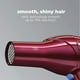 thumbnail image 3 of Infinitipro by Conair - Secador de pelo, 1875 W, color burdeos, 3 of 5