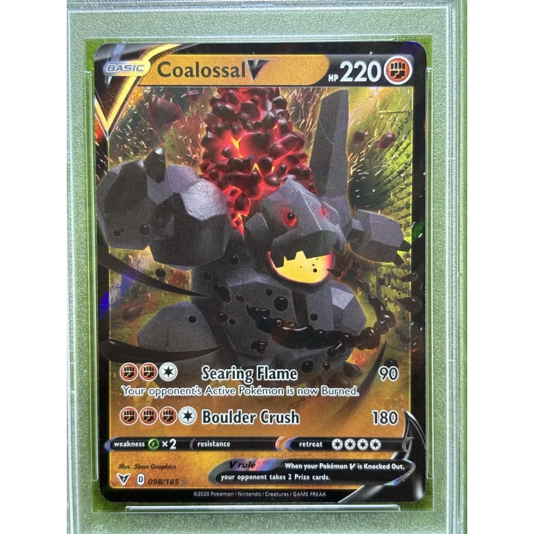 COALOSSAL V Pokémon TCG PSA 9 MT 2020 POKEMON Sword & Shield Vivid