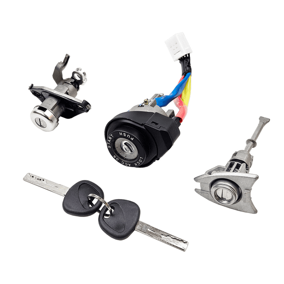 Ignition Switch Door Lock Cylinder Trunk Lid Lock Assembly w/ 2 Keys | Fit for 2009-2014 Hyundai Sonata, 2011-2015 Hyundai Sonata Hybrid | OE# 81905-3S080 81928-2E000 81970-3SA00 81250-3SA00