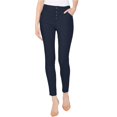 thumbnail image 1 of INC Pantalones casuales con botones expuestos para mujer, azul, 14, 1 of 1