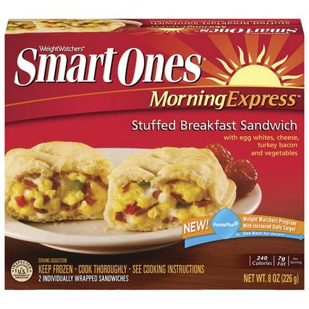 Heinz Smart Ones Morning Express Stuffed Breakfast Sandwich, 2 ea