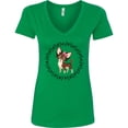 thumbnail image 3 of Inktastic Long Haired Chihuahua Dog Women's V-Neck T-Shirt, 3 of 5