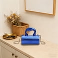 thumbnail image 6 of Crossbody Bag Shoulder Bag Women's Shoulder Bag, Crossbody Bag, Handbag, Light Luxury Fashion, Versatile with Adjustable Strap, Multi-Pocket, Waterproof, Scratch Resistant, Blue, 6 of 6