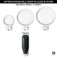 thumbnail image 2 of Lupa Deluxe Products con 3 lentes 2.5X-16X y LED, 2 of 6
