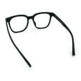 thumbnail image 6 of Nerdy Large Horn Rim Rectangular Blue Light Filtering Computer Eyeglasses Black, 6 of 8