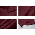 thumbnail image 6 of Men's Baggy Sweatpants Wide Leg Casual Plain Joggers Workout Pants Casual Drawstring Elastic Waist Open Bottom Lounge Soft Workout Athletic Outfits Wine 3XL, 6 of 6
