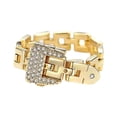 thumbnail image 1 of Anillos de articulación jinwen hebilla de cinturón Anillos de vidrio ajustables Día de San Valentín Oro, 1 of 2