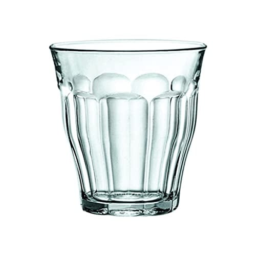 Duralex Made In France Picardie Clear Tumbler, Juego de 6, 3 Duralex Duralex