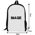 thumbnail image 3 of Football Backpack Soccer Backpack Children School Backpack Soccer Pattern Book Bags, 3 of 5
