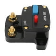 thumbnail image 2 of Car Stereo Fuse Holder, Audio Fuse Breaker Inverter Manual Reset Pressure Resistant Good Conductivity Durable  For Trucks 250A, 2 of 8