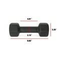 thumbnail image 5 of CAP Barbell, 10lb Black Neoprene Dumbbell, Pair, 5 of 5