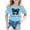 /c22Blue147, variant on Toddler Baby Girls Tees Cotton Short Sleeve Cartoon Leopard Graphic Tops Crew Neck School Outdoor Playwear Loose Fit Summer Sweet Street Casual Daily Wear,Black,3-4 Years