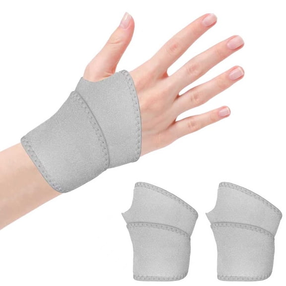 Wrist Brace, 2 pack Carpal Tunnel Wrist Brace-Wrist Widget Provide Hand & Wrist Support for Women/Men, Left- Right Hand Wrist Straps, Grey