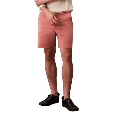 Calvin Klein mens Chino Short, 36, Red