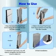 thumbnail image 6 of Dust Cover for PS5 Slim/Playstation 5 Slim Disc & Digital Edition- Grey, 6 of 6