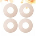 thumbnail image 4 of HEMOTON 4pcs Round Gas Range Protectors Stovetop Gas Stove Mat Oil and Antifouling Cleaning Pad Burner Covers (Beige Inner Diameter 9.5cm Outer Diameter 21.5cm), 4 of 5