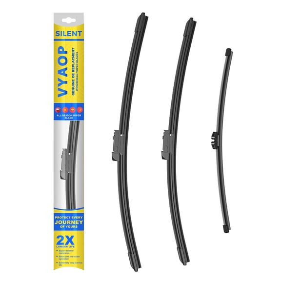 VYAOP Windshield Wipers Replacement for 2018-2025 BMW X3,2019-2025 BMW X4 OEM Quality All Season Wiper Blades 26" 20" 12" (3 Pack)