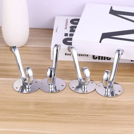 GOOHOCHY  4 Pcs Shower Towel Hook Modern Design Hooks Bathroom Organization