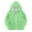 Green, variant on SonxaHe Big Girl Jacket Dots Print Long Sleeve Zip Up Hooded Outerwear Loose Athletic Fall Casual Jacket Green,Sized 8-9
