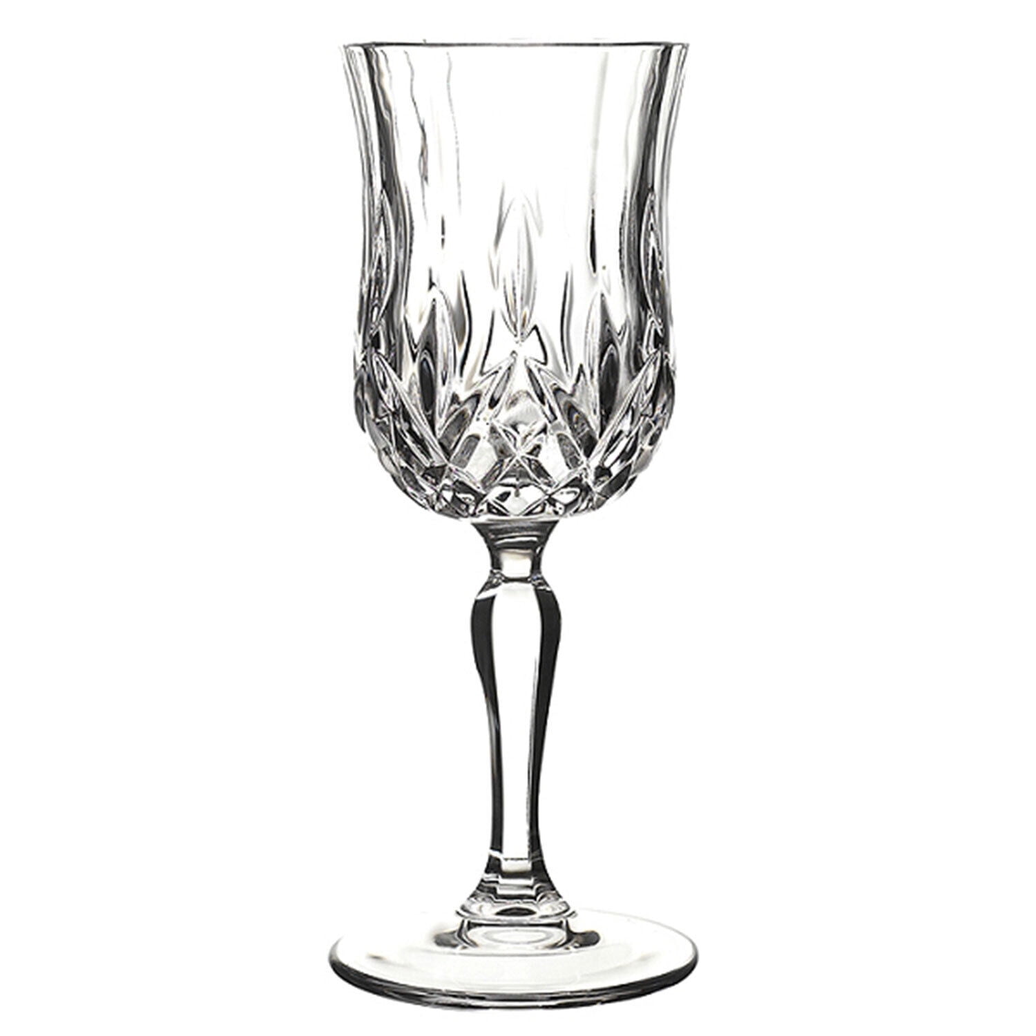 World Gifts RCR Opera Crystal Wine Glassware Set Set of 6, 6oz, Clear