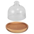 thumbnail image 2 of Mini Tray With Cover For Dessert Cupcake Mini Cake Serving Tray With Dome Cover Food Plate, 2 of 8
