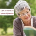 thumbnail image 6 of 300% magnifier, magnifier for glasses wearers, reading glasses with glasses case, blue light blocking magnifier, magnifier for close work, reading, 6 of 7