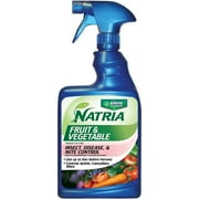 NATRIA Fruit & Vegetable Insect, Disease & Mite Control, Ready-to-Use, 24 oz