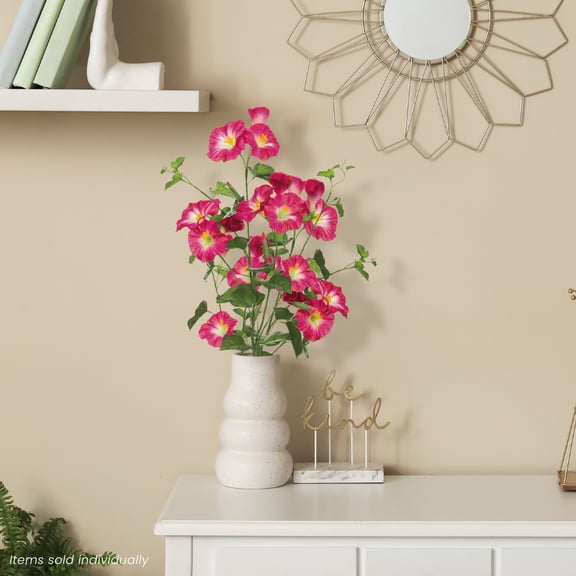 Allstate Morning Glory Artificial Floral Spray - 31" - Pink