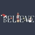 thumbnail image 2 of Junior's Lost Gods Christmas Believe Racerback Tank Top, 2 of 4