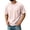 Pink, variant on Zorvxlyn Plain Cotton T Shirts for Men Corduroy Shirts for Men Short Sleeve Crew Neck Big and Tall Jersey Men's Athletic Shirts & Tees Green S