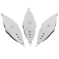 thumbnail image 1 of 3pcs Vintage Silver Metal Tatting Shuttles Lace Making Sewing Craft Tools, 1 of 7