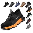 thumbnail image 1 of Steel Toe Cap Shoes Mens Lightweight Puncture-proof Safety Trainers, 1 of 5