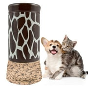 Blue Harbor Fish Co. 50.5oz Glass Dogs Treat Jar with Airtight Lid, Pet Storage Container Canister