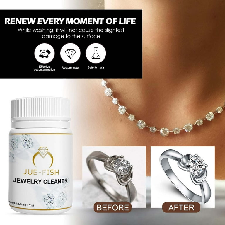 Jewelry Cleaner Liquid Cleaning Solutions Restores Shine for Gold