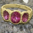 thumbnail image 5 of LBG British Made 14k Yellow Gold ring with Natural Pink Tourmaline Womens Anniversary Ring - 33 size options - Size 11.25, 5 of 7