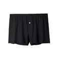 thumbnail image 2 of 2 Pack Mens Underwear Boxer Briefs Casual Solid Color Elastic Mid Waisted Solid Color Breathable Loungewear Full-Coverage Boxers, 2 of 6