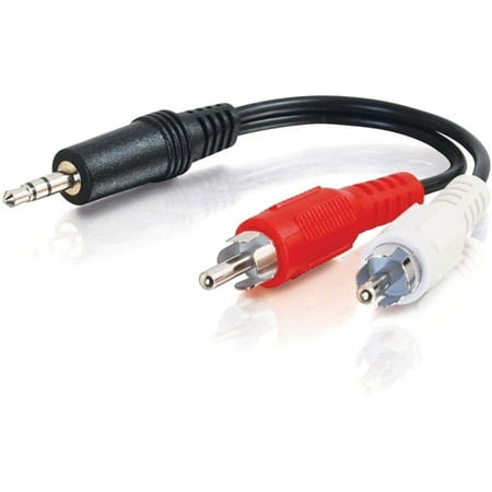 C2G Value Series 12ft Value Series One 3.5mm Stereo Male To Two RCA Stereo Male Y-Cable - audio cable - 12 ft