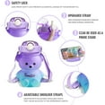 thumbnail image 2 of Kids Bear Water Bottle, 32oz Cute Water Bottles for Girls, Kids Water Bottle with Straw and Strap, Kawaii Teddy Bear Water Bottle, Drinking Cups Leak-proof Water Bottles for School, 2 of 6